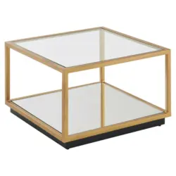 Couchtisch in Glas 55/55/36 cm