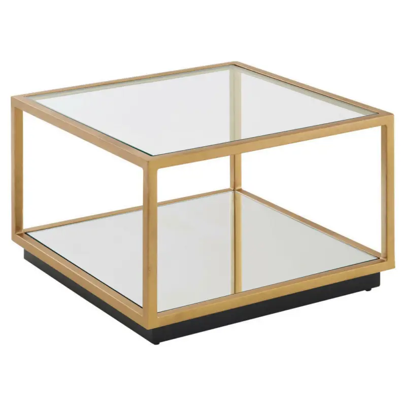 Couchtisch in Glas 55/55/36 cm