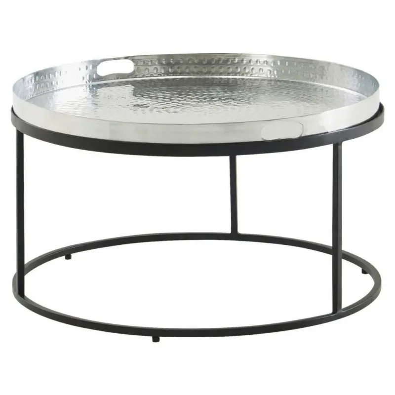 Couchtisch in Metall 62/62/36 cm