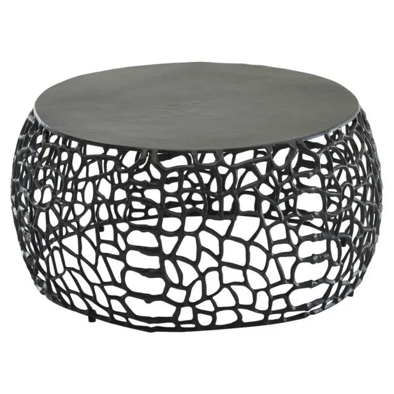 Couchtisch in Metall 66/66/30 cm