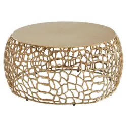 Couchtisch in Metall 66/66/30 cm