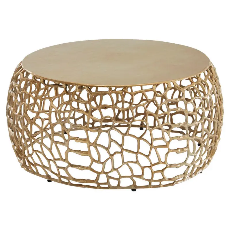 Couchtisch in Metall 66/66/30 cm