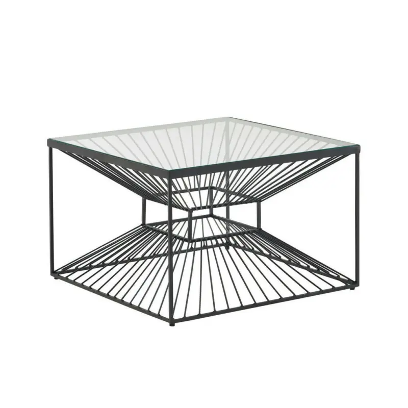 Couchtisch in Metall 55/55/36 cm