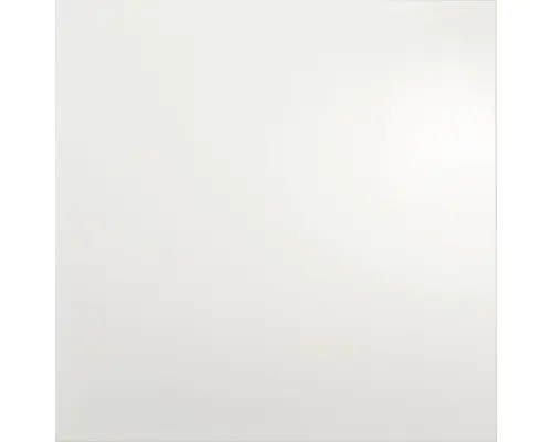 Feinsteinzeug Bodenfliese Alaska 60,8x60,8 cm weiß glänzend