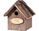 Hornbach Nistasten dobar Welcome Friends mit Rindendach Holz 20x20x29 cm natur