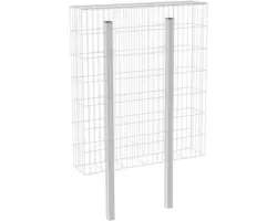 Gabionenkorb Wilk 120 x 25 x 140 cm feuerverzinkt