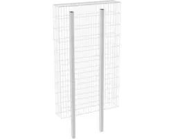 Gabionenkorb Wilk 120 x 25 x 200 cm feuerverzinkt