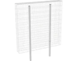 Gabionenkorb Wilk 200 x 25 x 200 cm feuerverzinkt