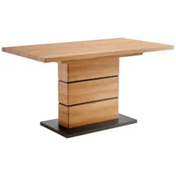 Esstisch in Metall, Holzwerkstoff 140-180/80/76 cm