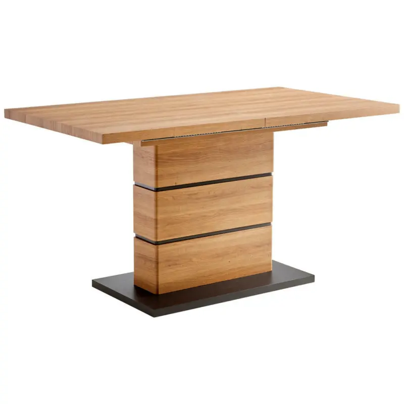 Esstisch in Metall, Holzwerkstoff 140-180/80/76 cm