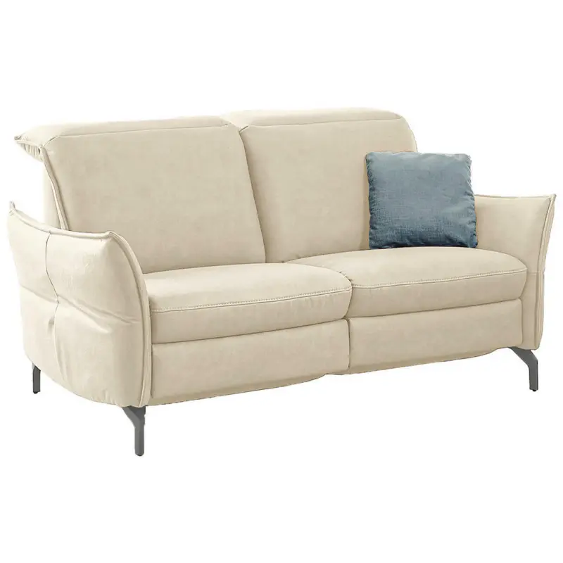 2,5-Sitzer in Lederlook (vegan) Beige