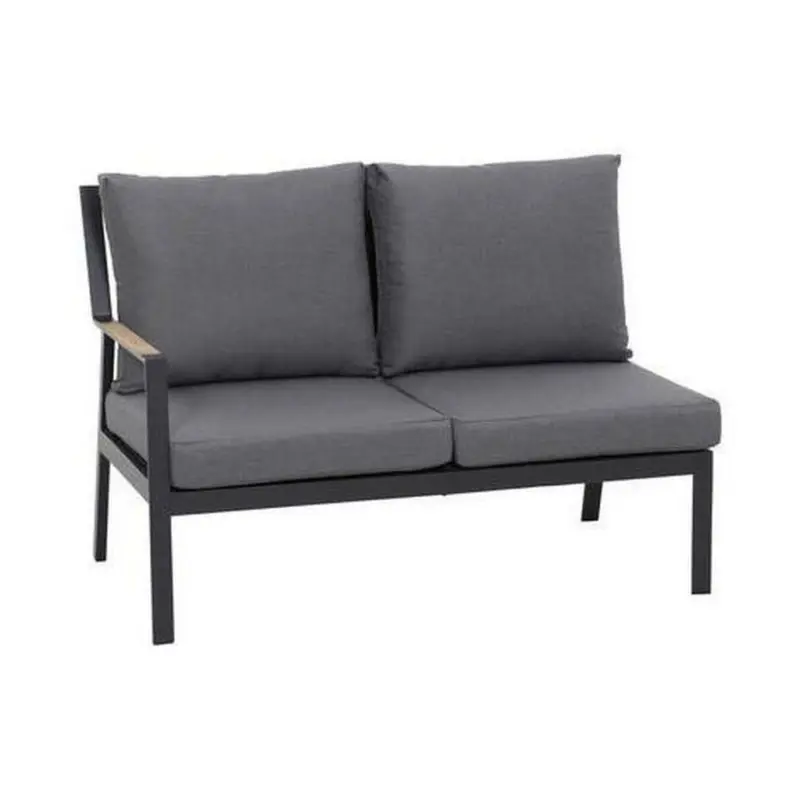 Gartenbank 124,5/87,5/74 cm in Anthrazit