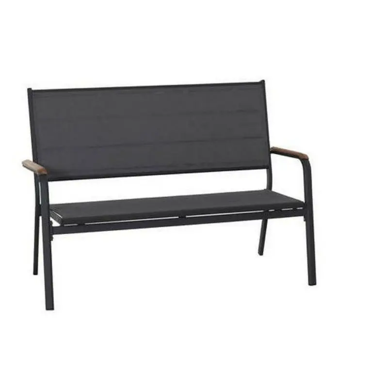 Gartenbank 138,5/97/67 cm in Anthrazit