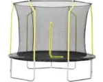 Hornbach Trampolin plum Wave Springsafe mit Sicherheitsnetz Ø 305 cm schwarz-grün