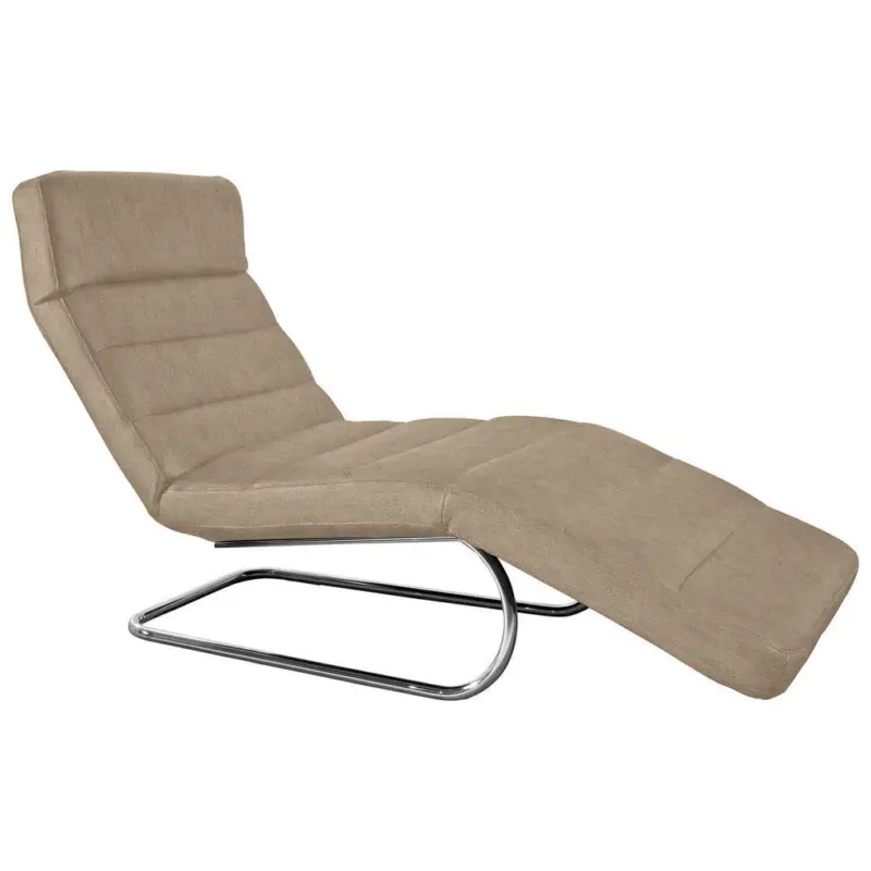 Relaxliege in Mikrofaser Taupe