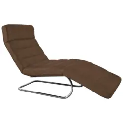 Relaxliege in Mikrofaser Braun