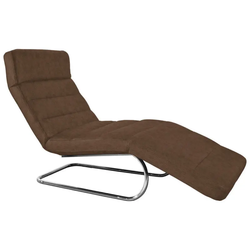 Relaxliege in Mikrofaser Braun