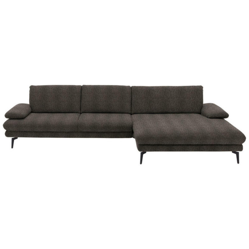 Ecksofa in Chenille Fango