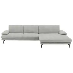 Ecksofa in Chenille Ecru