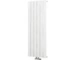 Hornbach Designheizkörper Schulte Aachen 1200x464 mm weiß mit Mittelanschluss