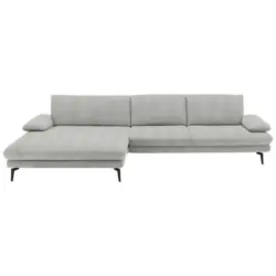 Ecksofa in Chenille Ecru
