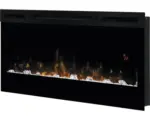 Hornbach Elektrisches Kaminfeuer Dimplex Prism 34" schwarz 1100 Watt