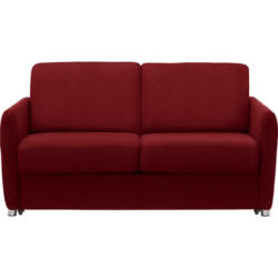 Sofa in Flachgewebe Rot
