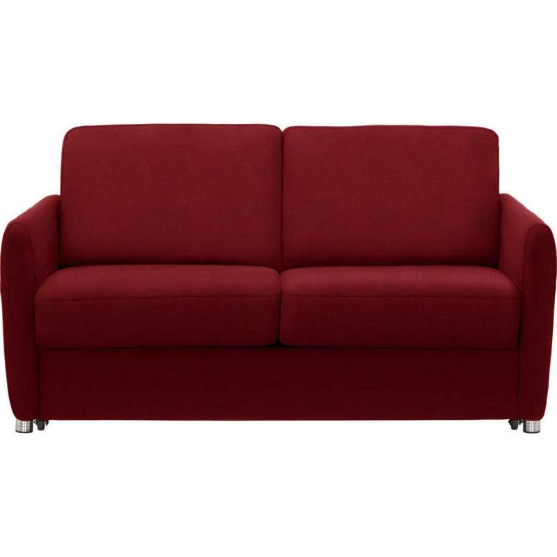 Sofa in Flachgewebe Rot