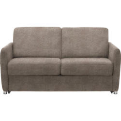 Sofa in Flachgewebe Graubraun