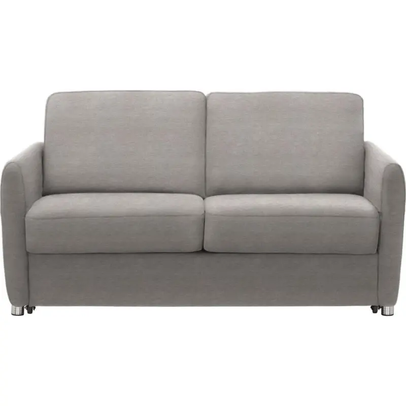 Sofa in Flachgewebe Taupe