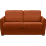 XXXLutz Lauterach - Ihr Möbelhaus bei Bregenz Sofa in Flachgewebe Orange, Cognac