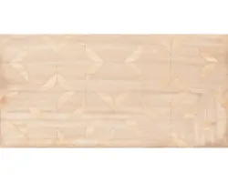 Steinzeug Dekorfliese Rebeco 30,0x60,0 cm beige glänzend