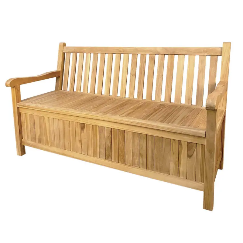 Gartenbank in Teakfarben