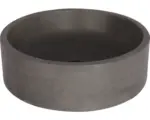 Hornbach Aufsatzwaschbecken aus Beton Marba rund 42 cm dunkelgrau