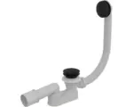 Hornbach Ab- und Überlaufgarnitur Alca Click/Clack schwarz matt 1 1/2"