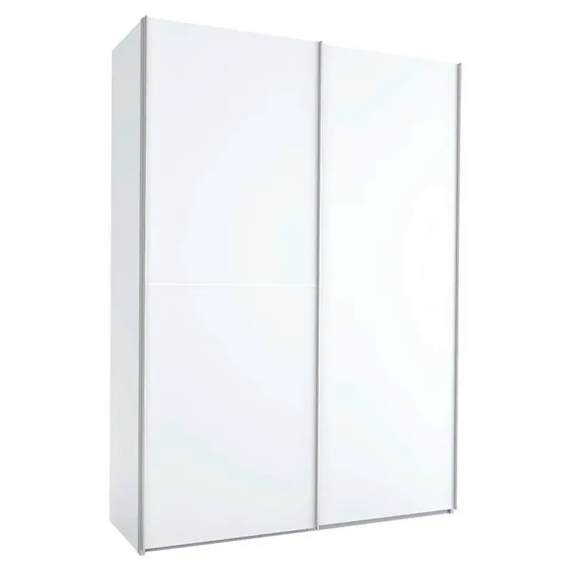 Schwebetürenschrank in Weiß