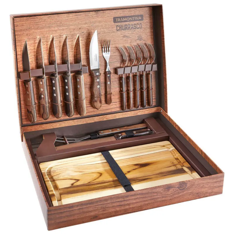Steakbesteck Tramontina - Jumbo BBQ-Koffer 15-teilig