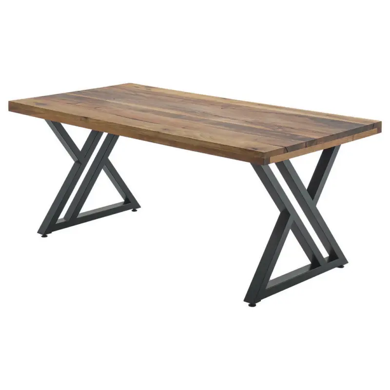 Esstisch in Holz, Metall