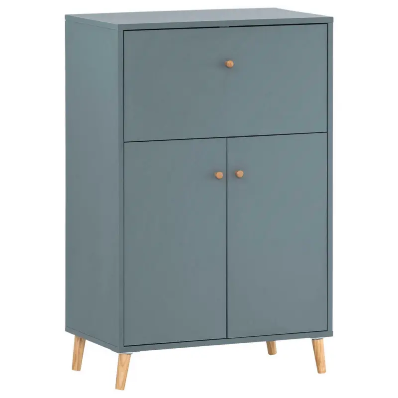 Sekretär in Blau