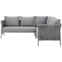 Loungegarnitur 4-teilig 234/70/234 cm