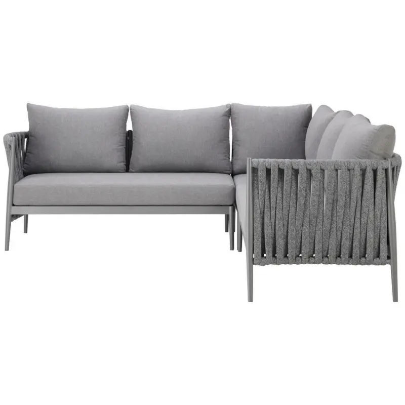 Loungegarnitur 4-teilig 234/70/234 cm