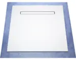 Hornbach Bodenenebenes Duschelement-Set Wesko Drain 90x90x4,7 cm waagerecht