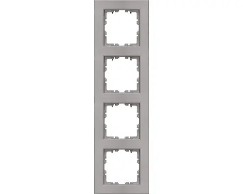 Abdeckrahmen 4-fach Kopp Athenis 55 stahlfarben 402847553