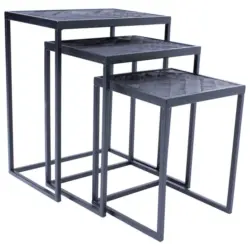 Beistelltisch in Holz 31/31/57 cm