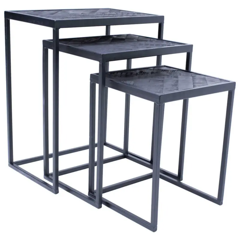 Beistelltisch in Holz 31/31/57 cm
