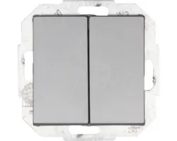 Serienschalter Kopp Athenis 55 stahlfarben 587547558