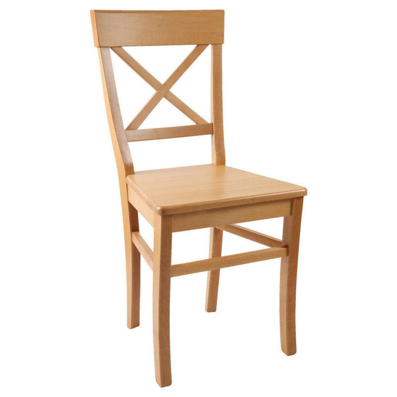 Stuhl in Holz Buchefarben