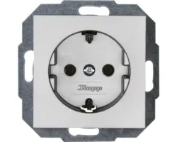 Steckdosen-Einsatz Kopp Athenis 55 stahlfarben 949347558