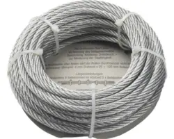 Drahtseil Pösamo Ø 3 mm, 10 m Stahl verzinkt
