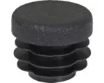 Hornbach Stopfen Ø 20 mm für Rundrohre mm Kunststoff schwarz, mit Lamellen, 2 St.